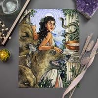 Image 2 of Greek Mythology Witch Watercolor Print