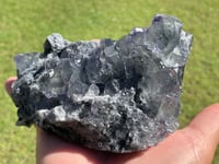 Image 5 of Transparent Phantom Fluorite On Druzy Quartz Matrix  #1803