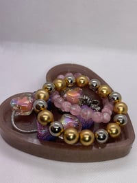 Image 5 of Handcrafted Resin Heart Coaster Trinket Tray