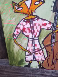 Image 8 of Fox Playing Stand Up Bass 