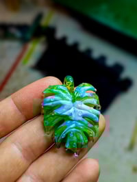 Image 1 of UV drippy monstera pendant 🌿.