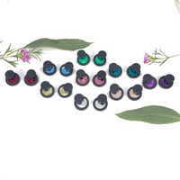 Image 2 of Náušnice Chantal Black & mirror