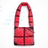 Image 5 of “TKRSDSGN” Bandana puffer totes