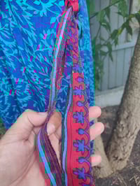 Image 24 of PEFKOS MAXI DRESS Blue red- Sise 10-18 uk