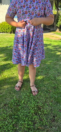 Image 1 of Kpop dress and bow short sleeve 