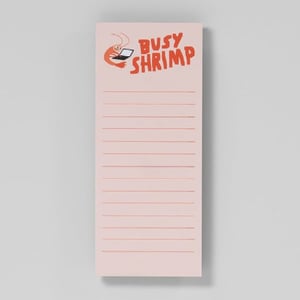 Image of Busy Shrimp Notizblock