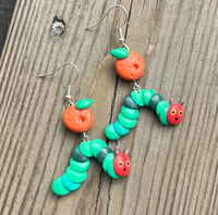 Image 1 of The Very Hungry Catepillar earrings