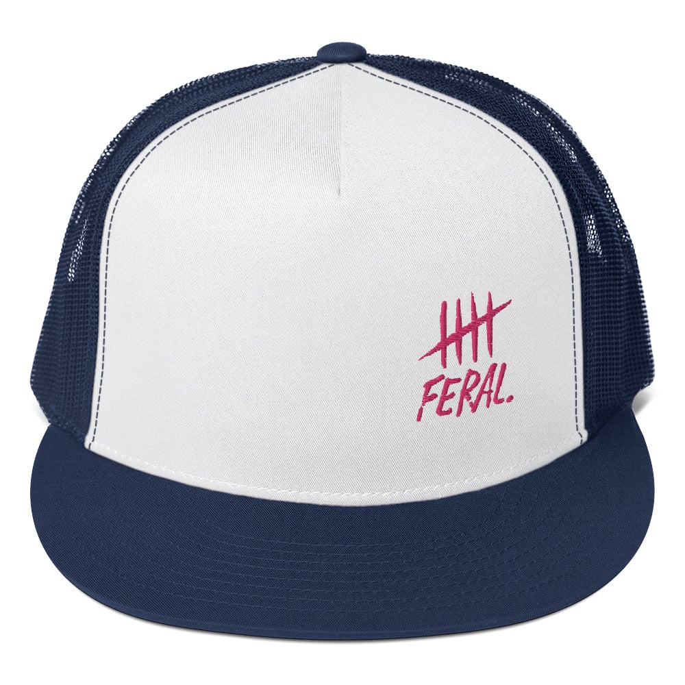 Image of feral. trucker. pink