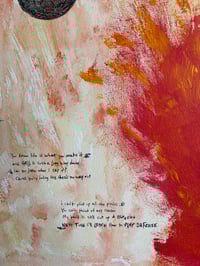 Image 3 of Alibi 20x16 watercolor x acrylic painting (1 of 1) signed 