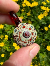 Image 1 of Red Deco Pendant