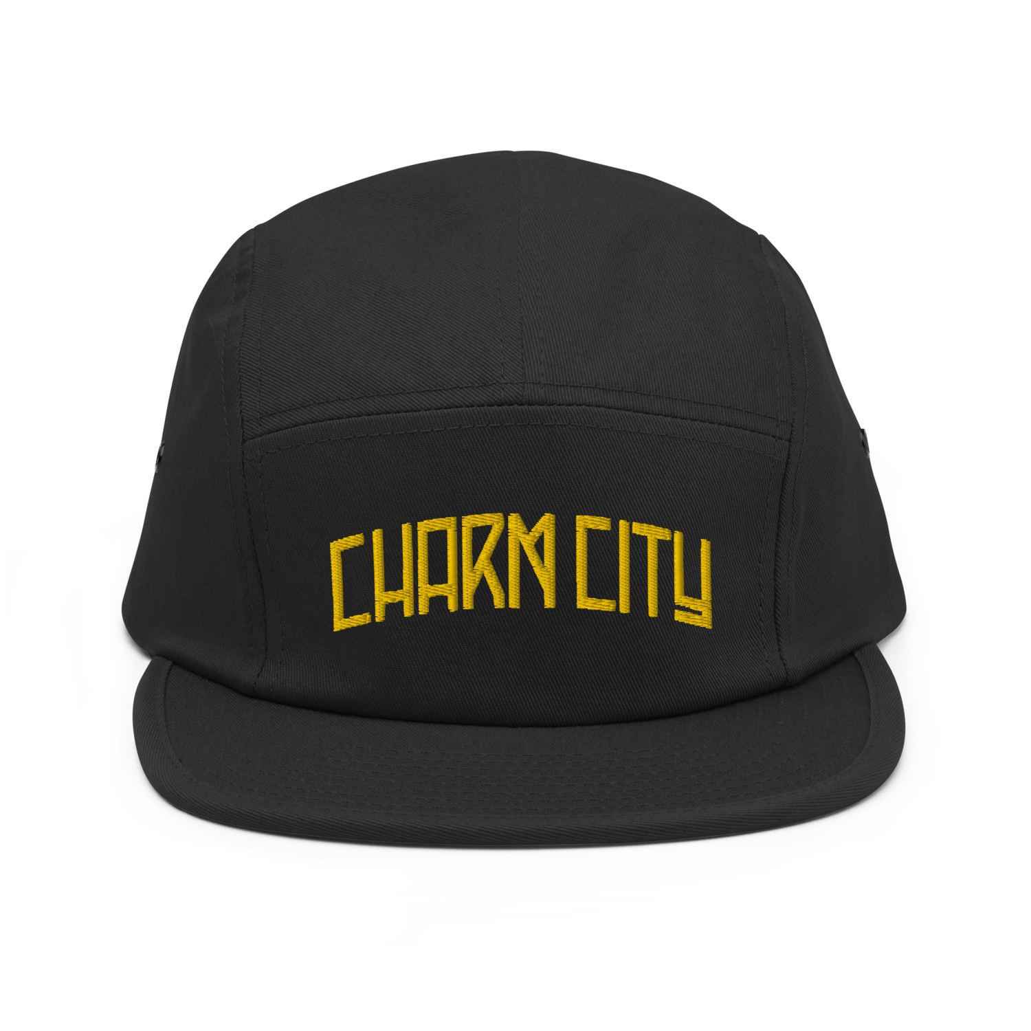 Image of Charm City Baltimore Memorial Stadium Five Panel Hat  (Black)