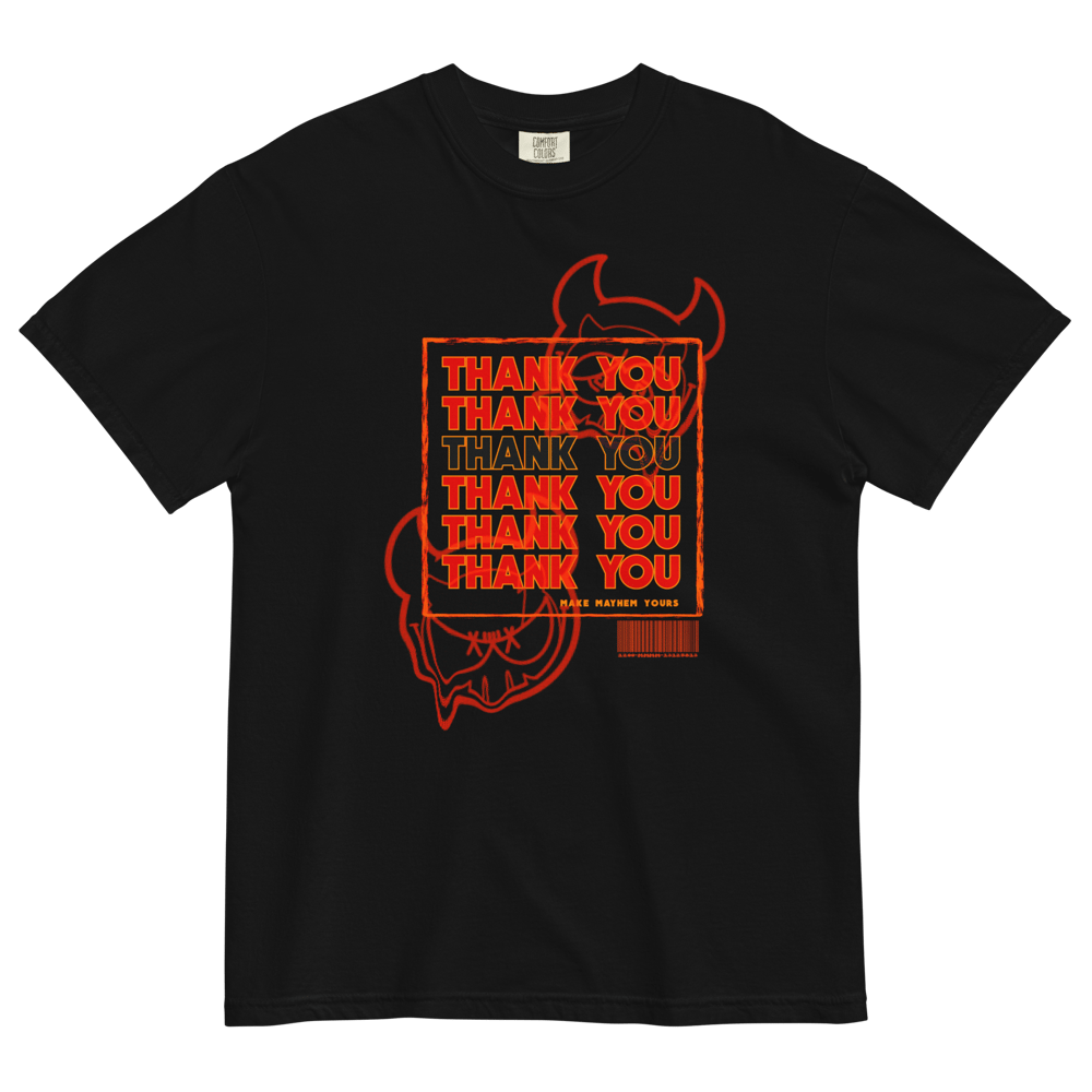 Image of Red THANK-YOU tee 