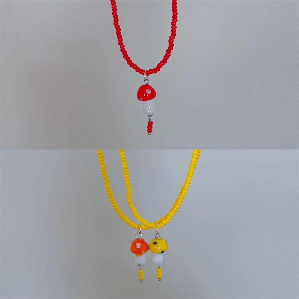 Image of mushie necklaces