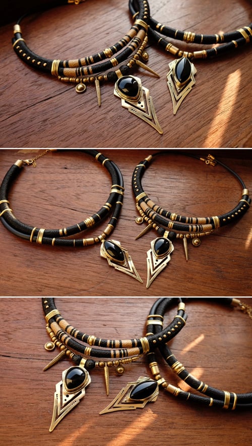 Image of Lilith black Onyx necklace