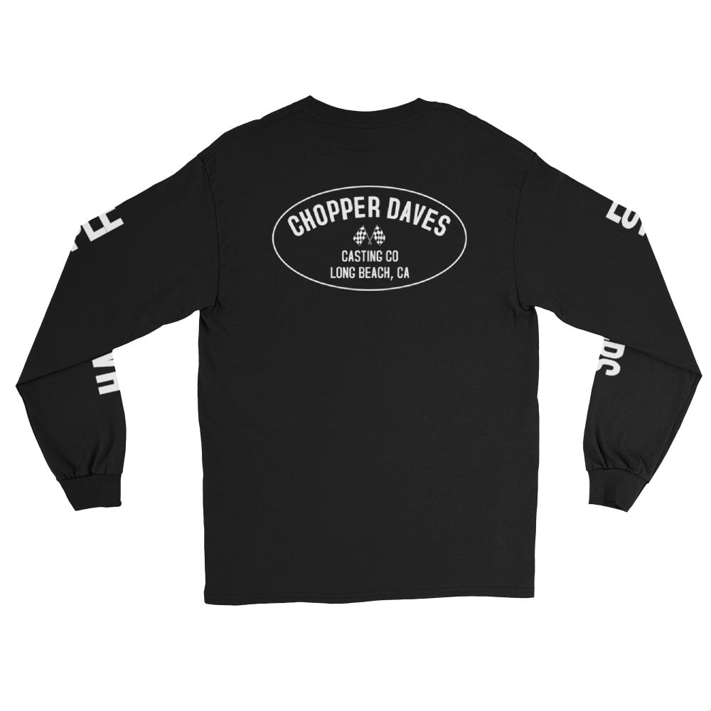 Image of Long Sleeve Love Choppers Hate People shirt