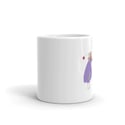 Literary Lillian and Herman white glossy mug