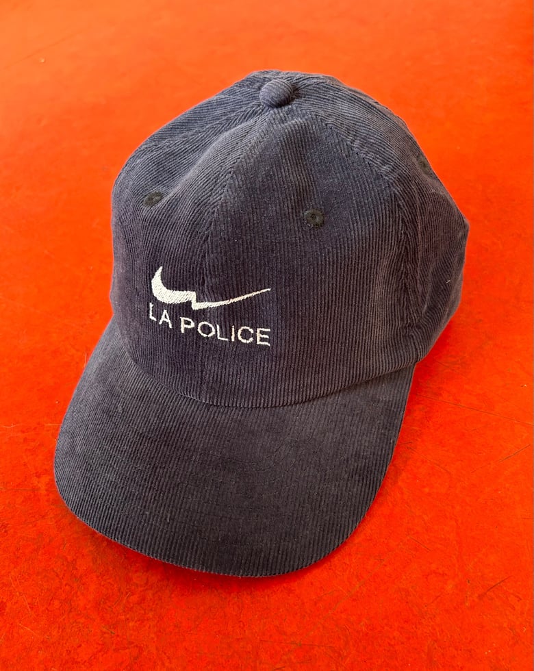Image of CORD CAP NAVY / NLP / EMBROIDERED LOGO