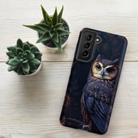 Image 14 of Baroque Style Gothic Inspired Owl Oil Painting Tough case for Samsung®