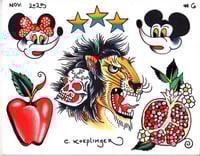 ORIGINAL FLASH SHEET #6 CK.25 (shipping Dec 12th)