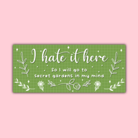 I Hate It Here Sticker