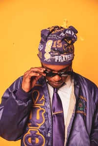 Image 4 of QuePac Tie String Beanie 