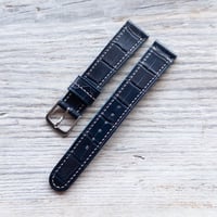 Image 1 of Alligator In 40's Style - Navy Blue