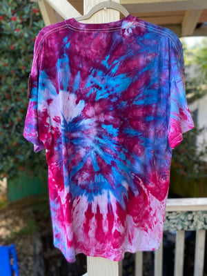 Image of XL Godzilla Be Gay Do Crime Tie Dye Shirt 6