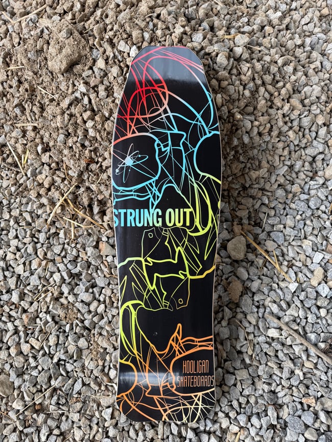 Strung out skateboard 