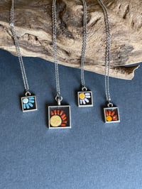 Image 3 of Mosaic Daisy Earrings 