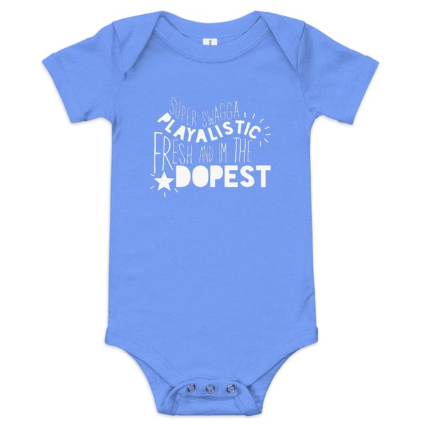 Image of Dopest Baby  short sleeve one piece