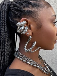 Image 1 of silver spirals