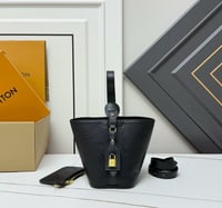 Image 3 of Lou Bucket Bag - Black 