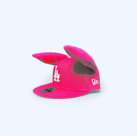 Image 3 of Hot Pink Dodgers Fitted