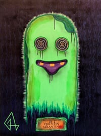 Image 3 of Monkey See No Evil Signed Art Print 8.5x11" or Original Painting 36x48"