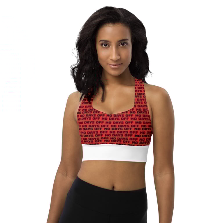 NO DAYS OFF Longline sports bra Image 2