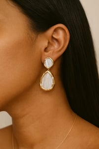 Aurora Pearl Drop Earrings