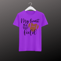 Image 5 of My Heart is on that field shirt