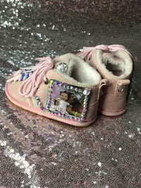 Image 2 of Pink lollipop picture infant boots