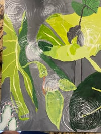 Green Growing Painting 11x7 1/1 