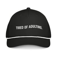 Image 2 of wavy life rope hat.