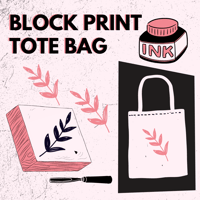 BLOCK PRINT TOTE | 10th November | Clapham 