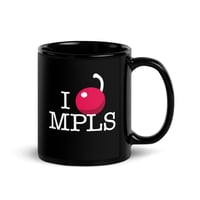 Image 3 of I [CHERRY] MPLS Mug (Black)