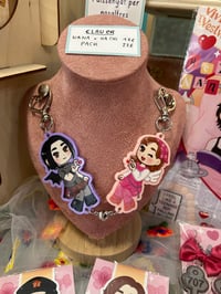 Image 1 of NANA AND HACHI KEYCHAIN vs 2