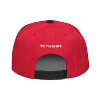 Image 4 of TC Treasure Secret Message Ballcap (Red/Black)