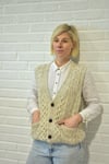 Buttoned Vest - Made in Ireland