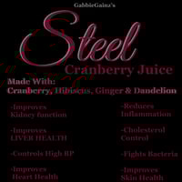 Image 2 of STEEL Cranberry Juice 