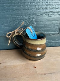 Image 1 of M50 tiny mug, water glaze white melty lip