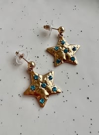 Image 3 of STAR GEM STUDS ~ BLUE GEM 