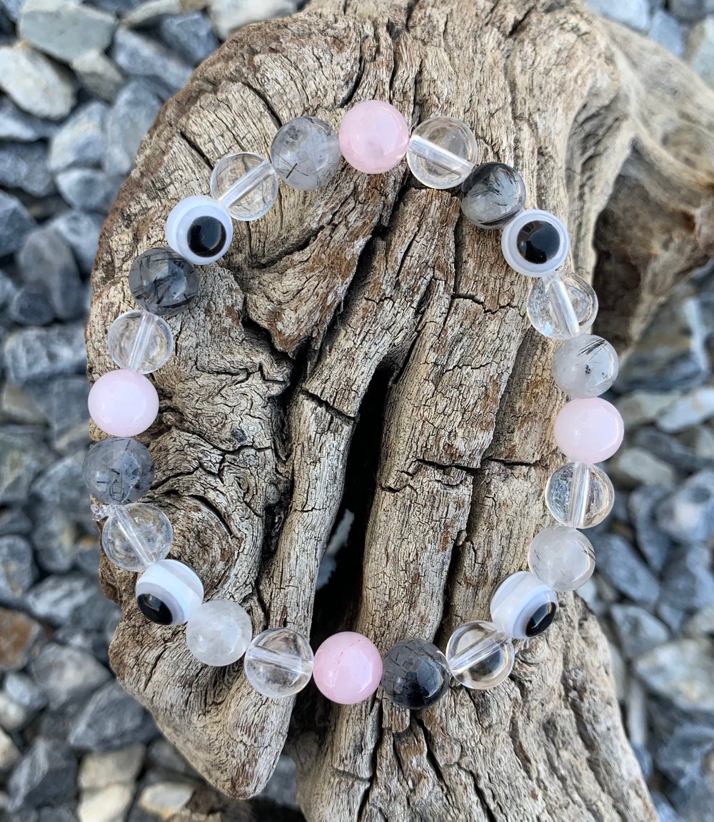 Image of Rose Quartz Mal De Rosita Bracelet 