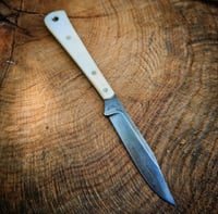 Image 2 of CLIP POINT TRAPPER • paper micarta